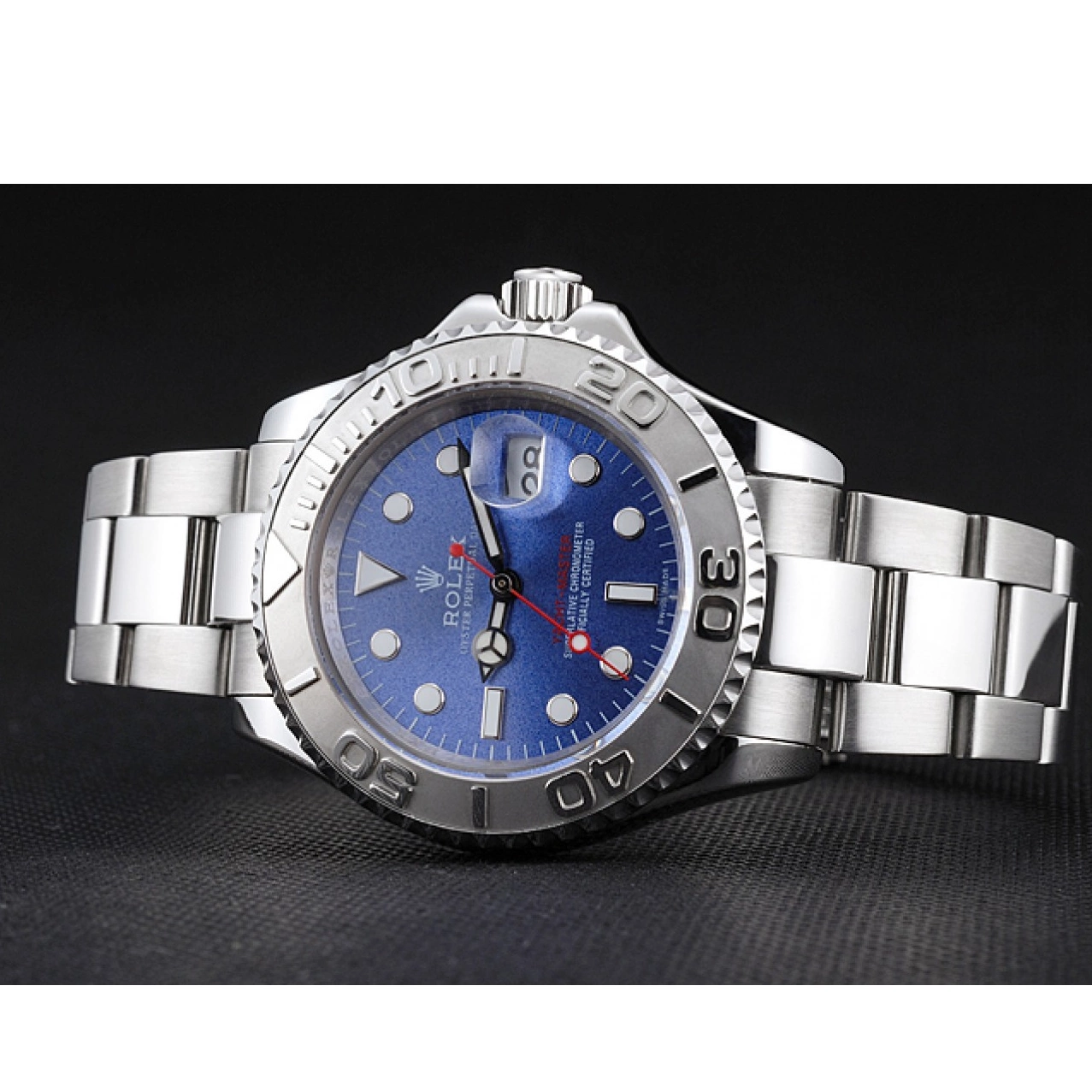 MiroTime 0808 Swiss Rolex Yacht-Master Blue Dial Stainless Steel Case And Bracelet